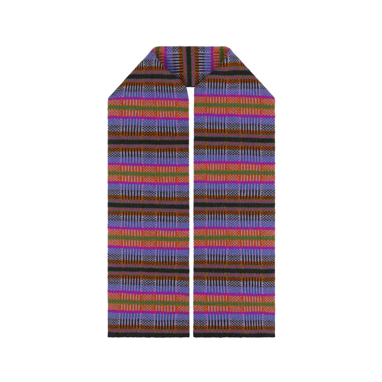 Modern Tartan Scarf - Hot Tropics