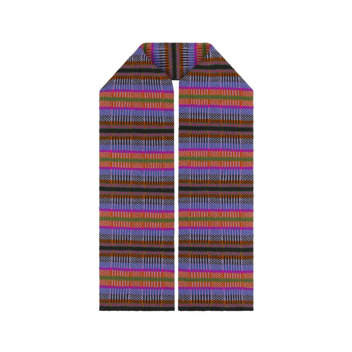 Modern Tartan Scarf - Hot Tropics