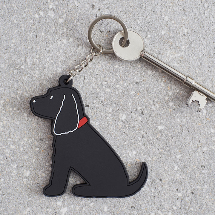 Keyring - Cocker Spaniel (Black)