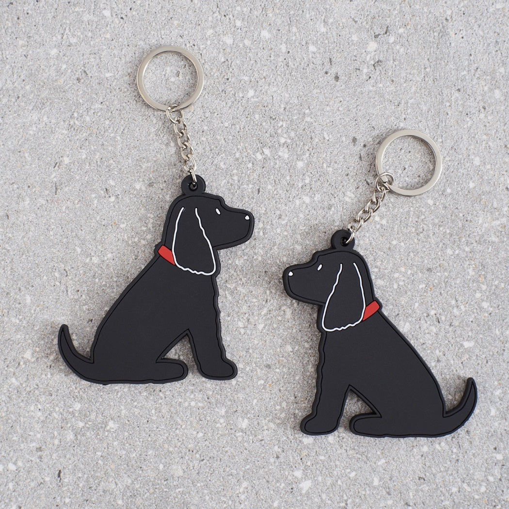 Keyring - Cocker Spaniel (Black)
