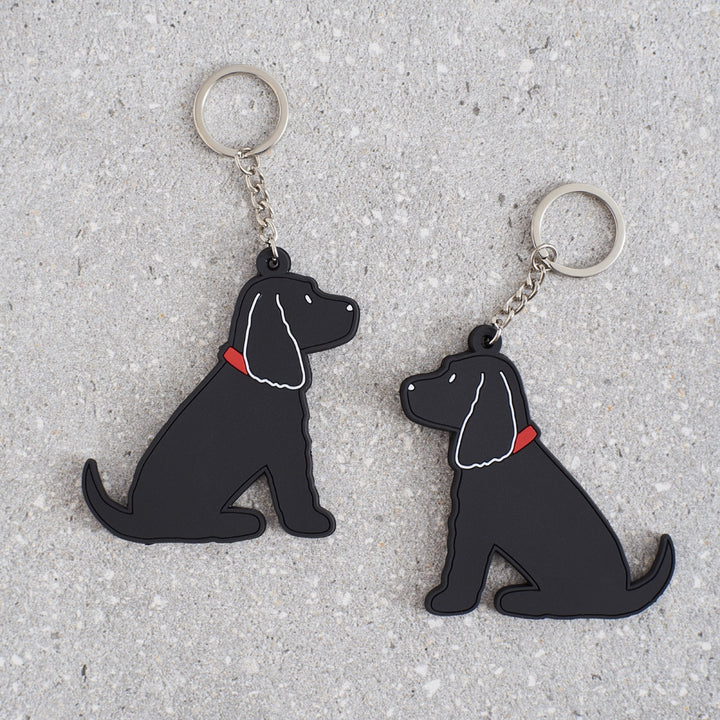 Keyring - Cocker Spaniel (Black)