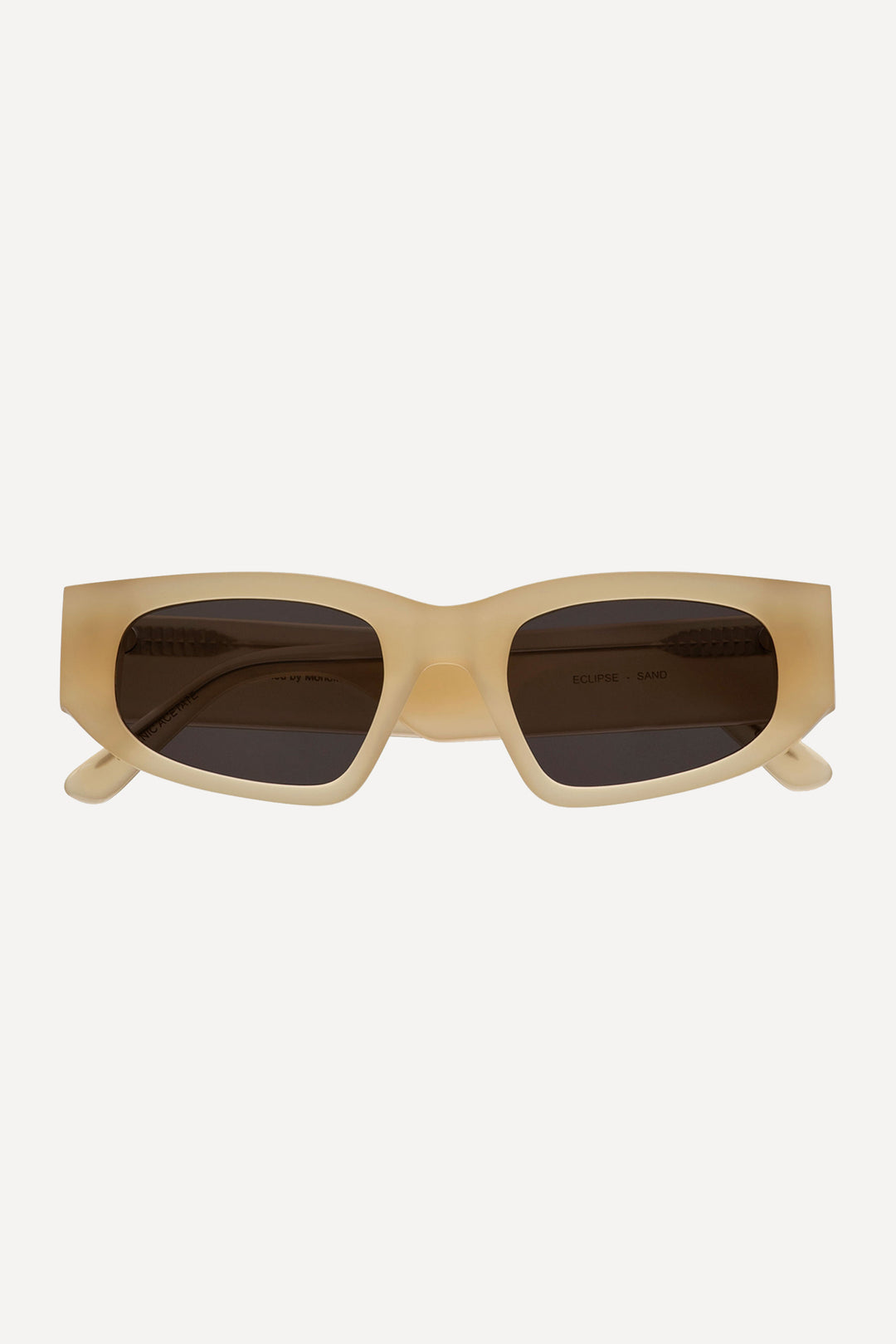 Eclipse Sunglasses - Sand With Grey Solid Lens - Frontiers Woman