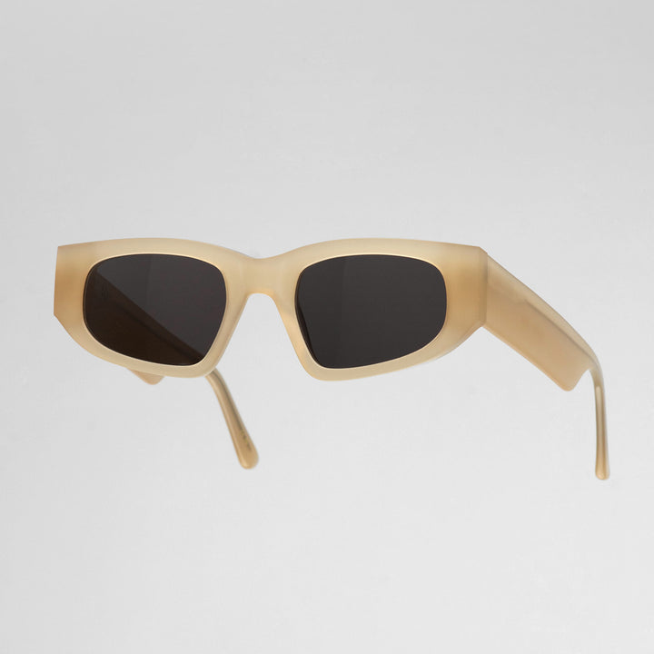 Eclipse Sunglasses - Sand With Grey Solid Lens