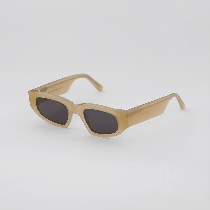 Eclipse Sunglasses - Sand With Grey Solid Lens