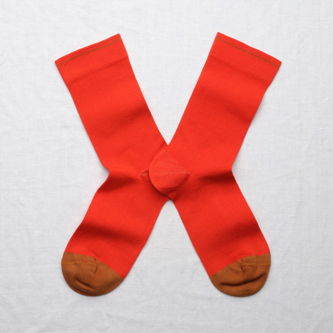 Solid Socks - Vermilion
