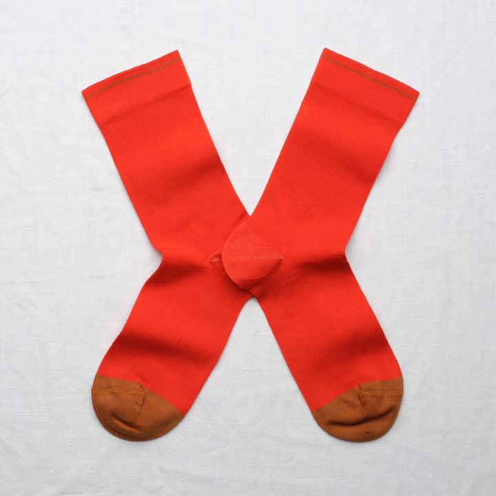 Solid Socks - Vermilion
