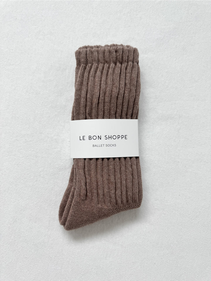 Ballet Socks - Mocha Mousse