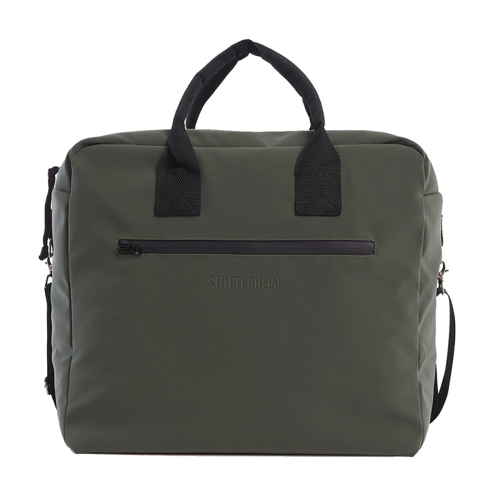 Svea 'Peace' Box Bag - Dark Green