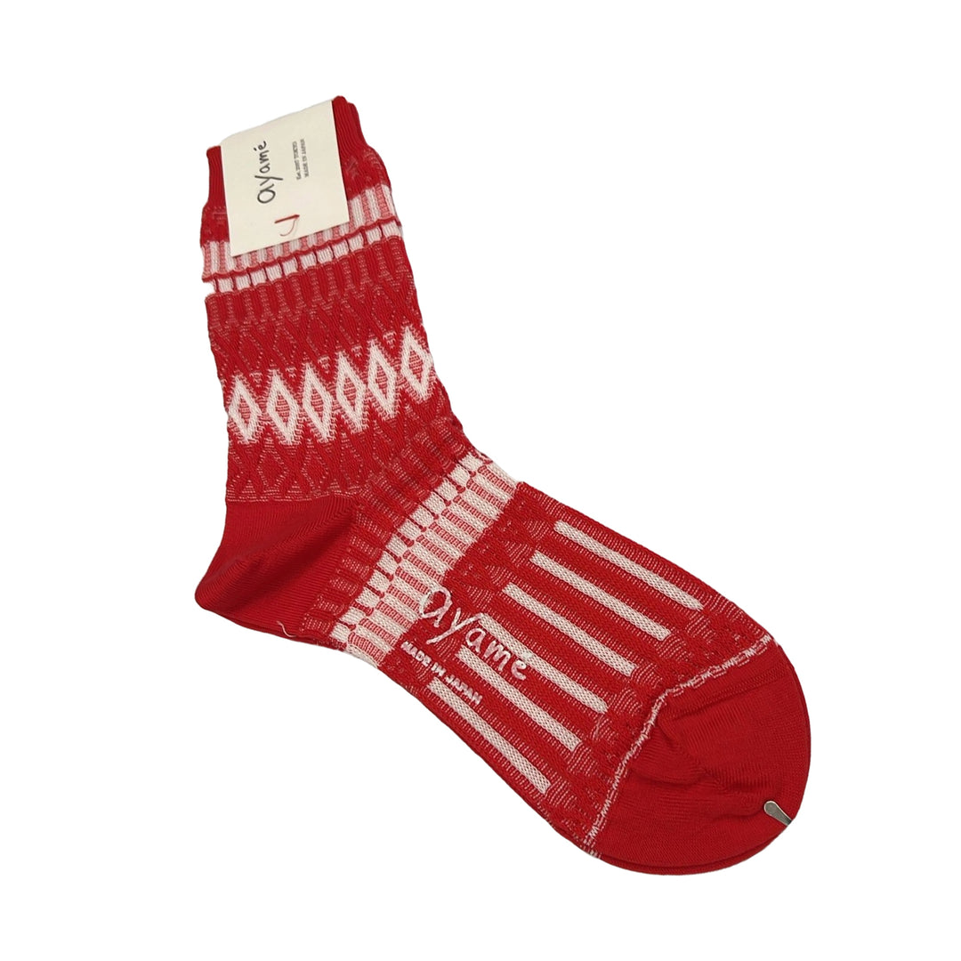 Basket Socks - Red