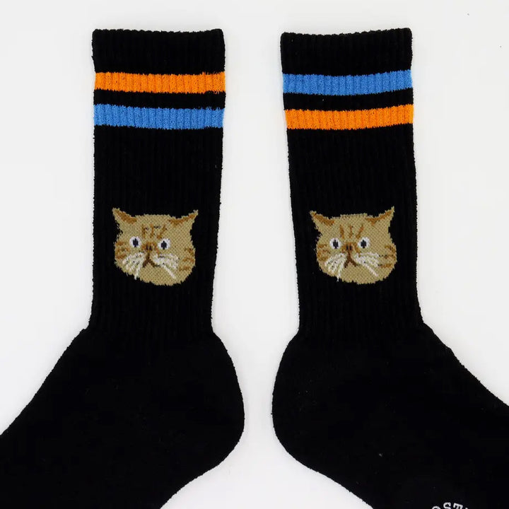 Cat Socks - Black