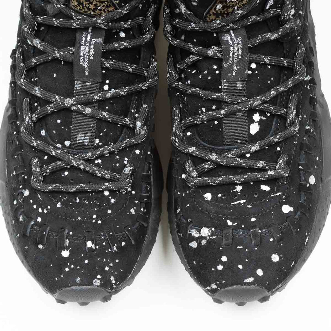 Morican Mid-Top Sneakers - Black Shearling/Suede - Frontiers Woman