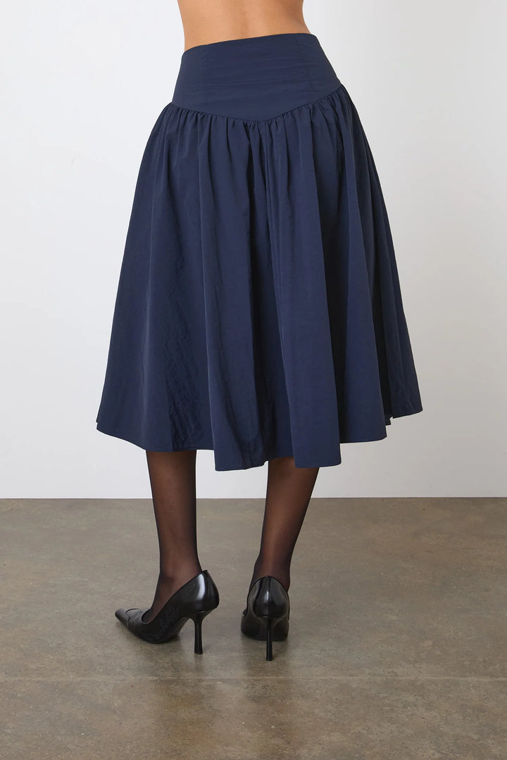 Deba Midi Skirt - Midnight