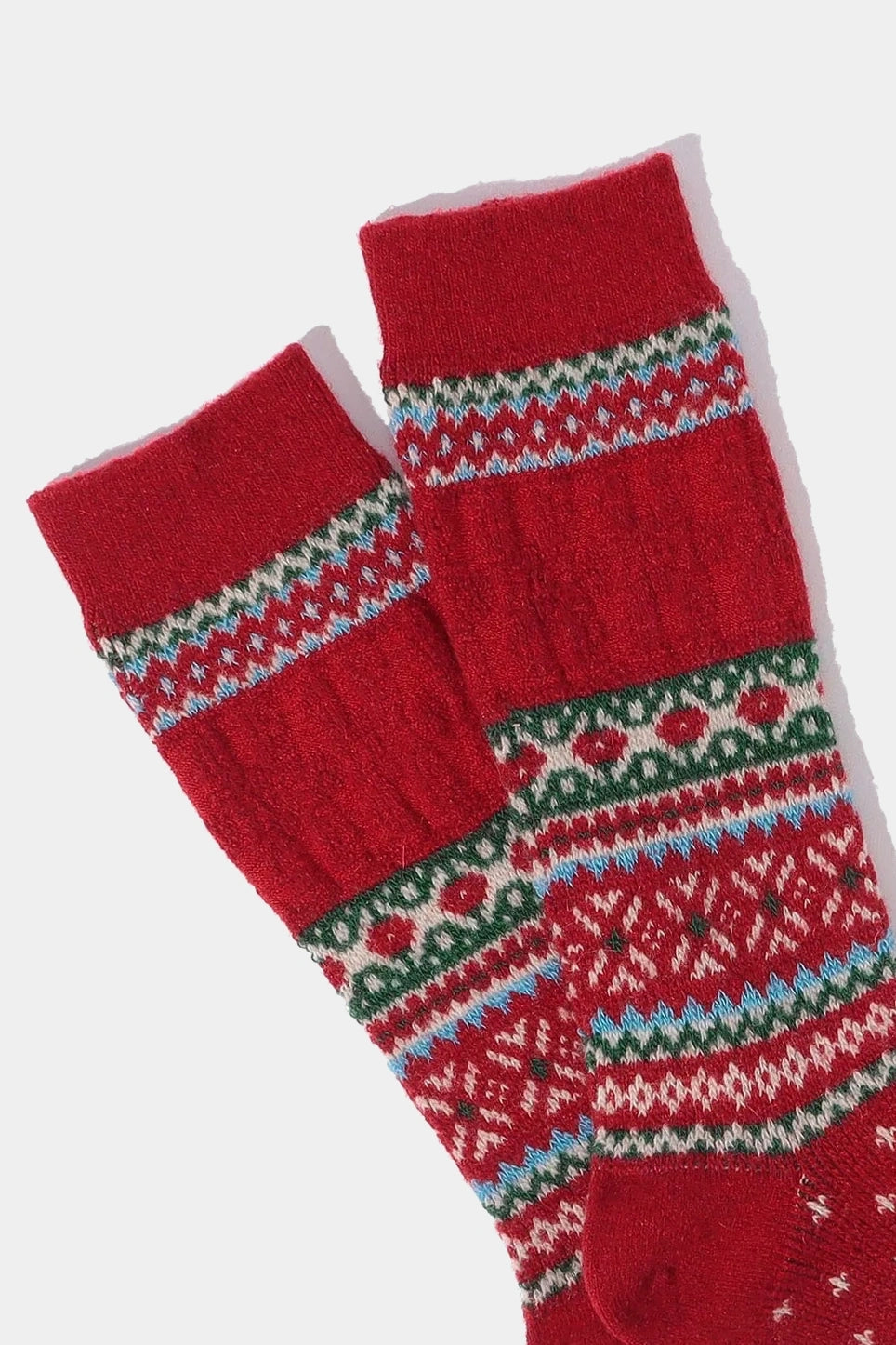 Snow Links JQ Crew Socks - Red