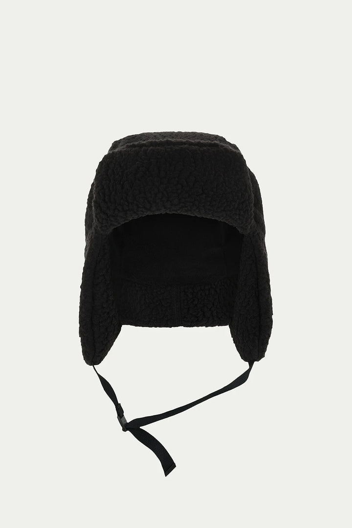 Tindur Shearling Hat - Black