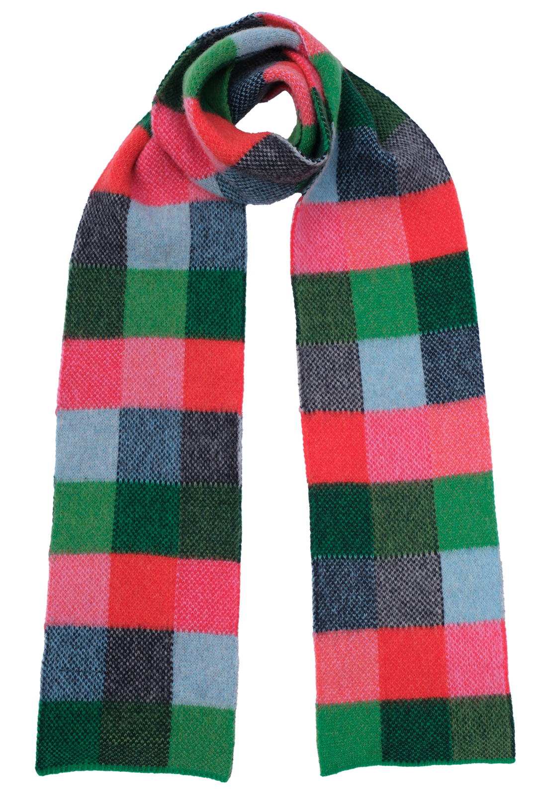 Brushed Tweed Scarf - Winter Beach