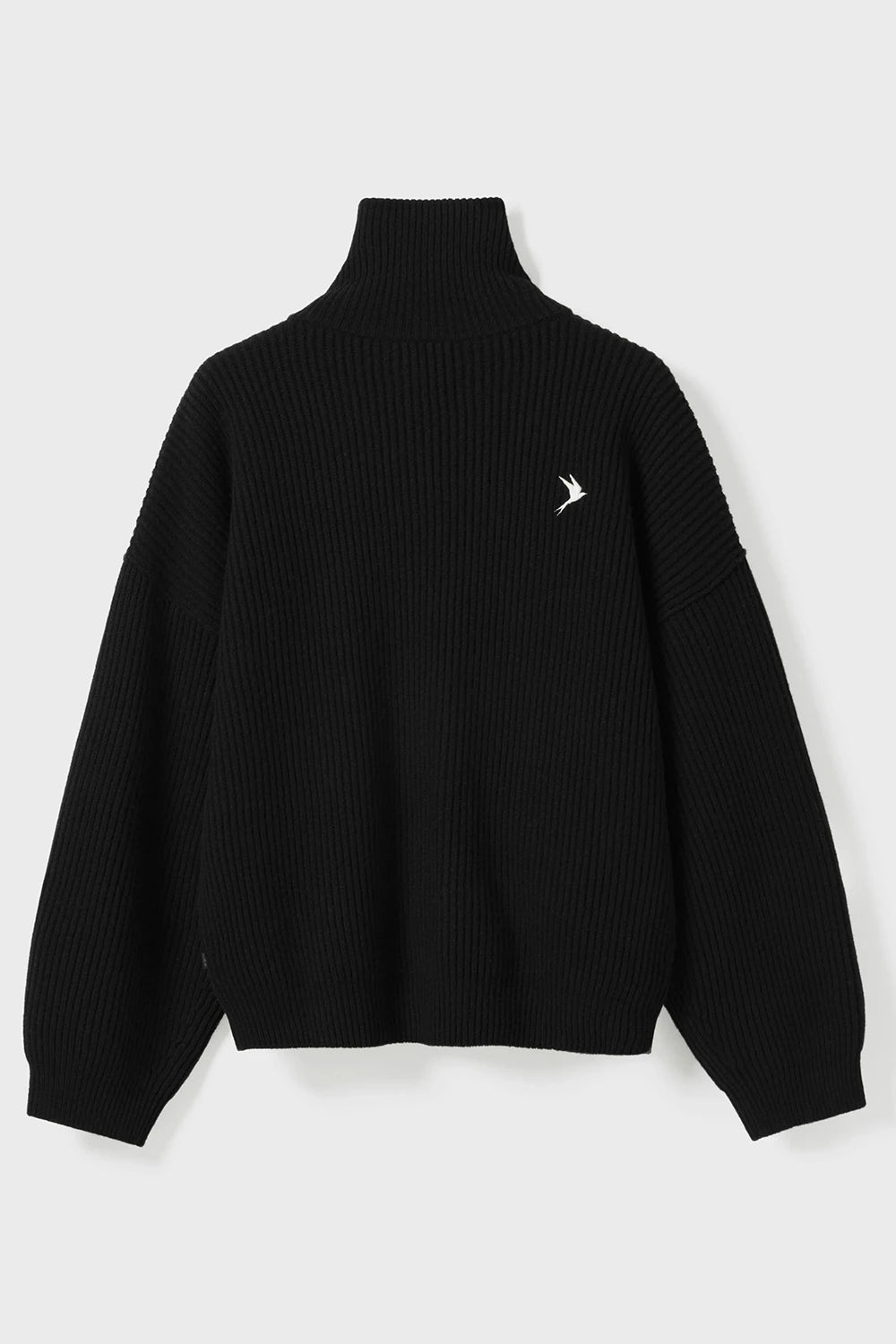 Vonarstraeti Zipped Sweater - Black