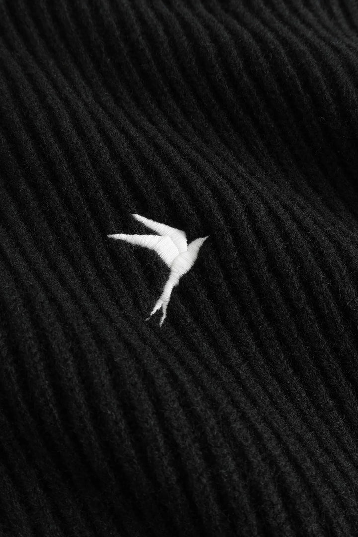 Vonarstraeti Zipped Sweater - Black