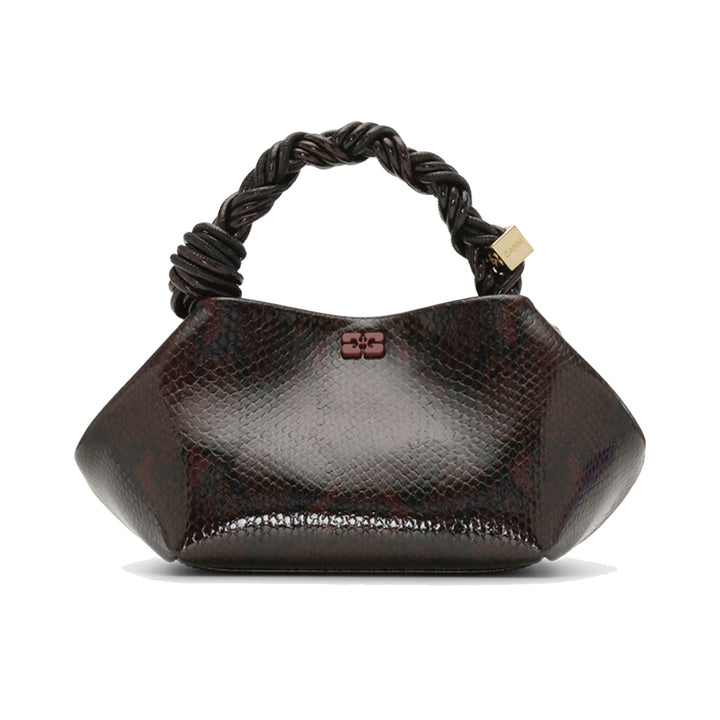 Small Bou Bag - Dark Burgundy Snake