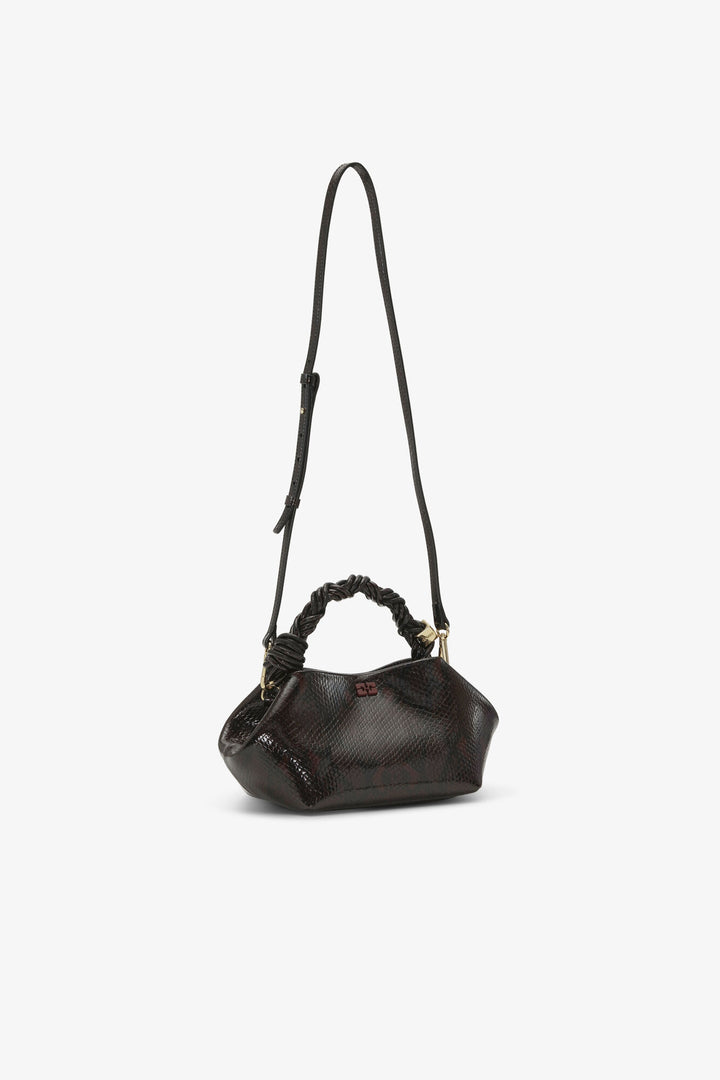 Small Bou Bag - Dark Burgundy Snake