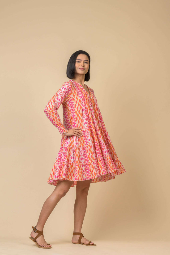 Lovejoy Dress - Masai Coral/Pink - Frontiers Woman