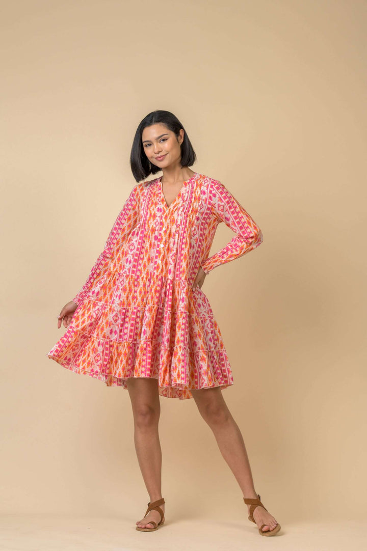 Lovejoy Dress - Masai Coral/Pink - Frontiers Woman