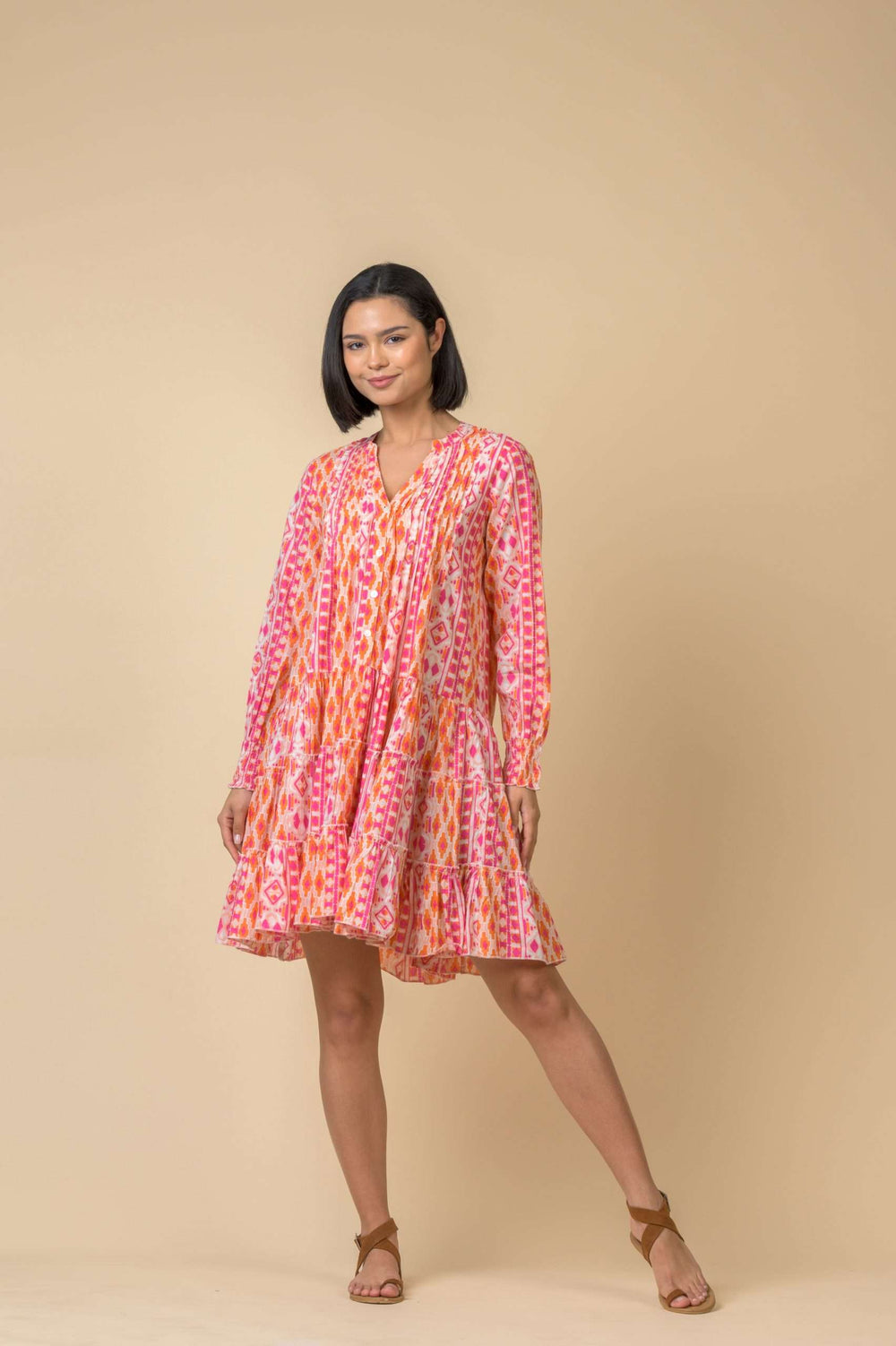 Lovejoy Dress - Masai Coral/Pink - Frontiers Woman