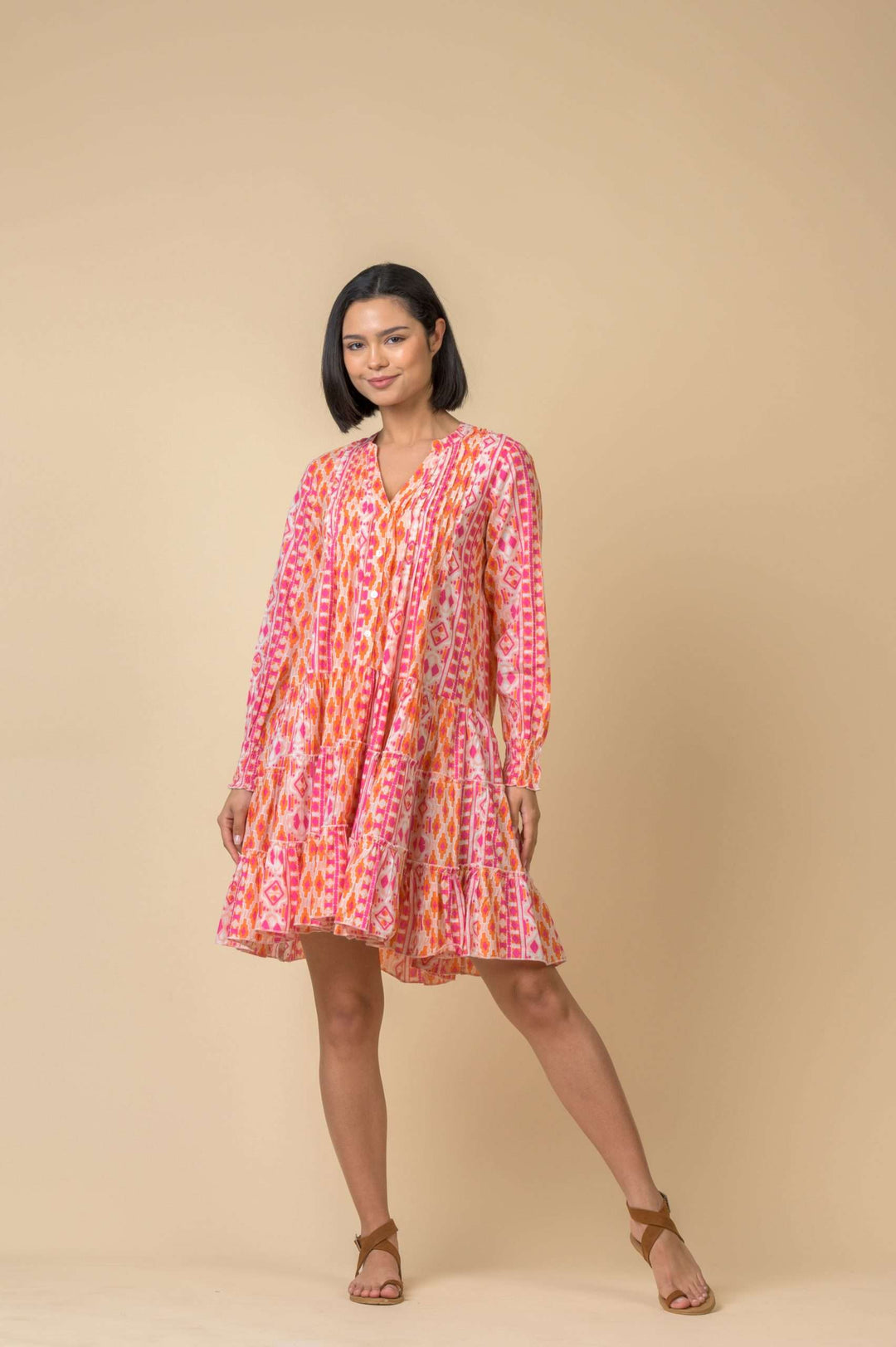 Lovejoy Dress - Masai Coral/Pink - Frontiers Woman