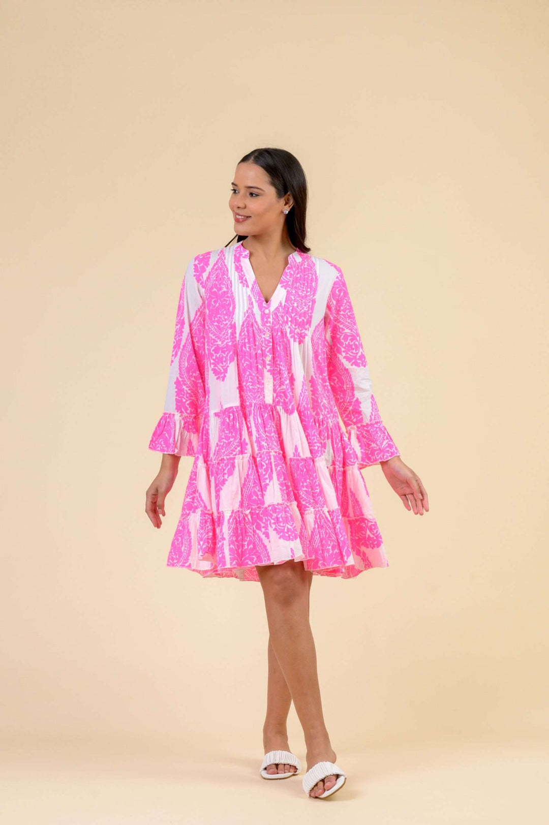 Lobster Dress - Emperor Neon Pink - Frontiers Woman