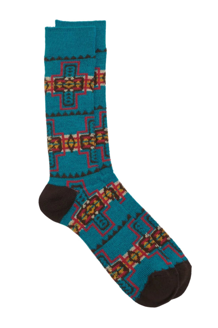 Native Pattern Crew - Blue