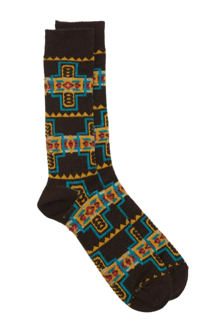 Native Pattern Crew - Brown
