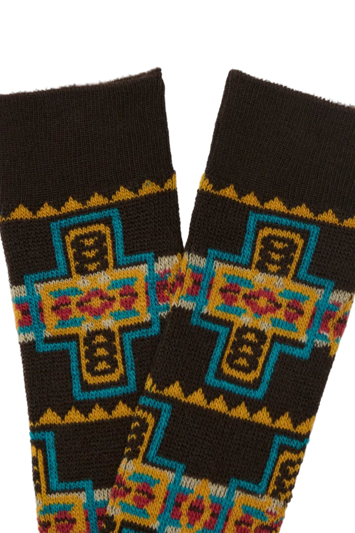 Native Pattern Crew - Brown