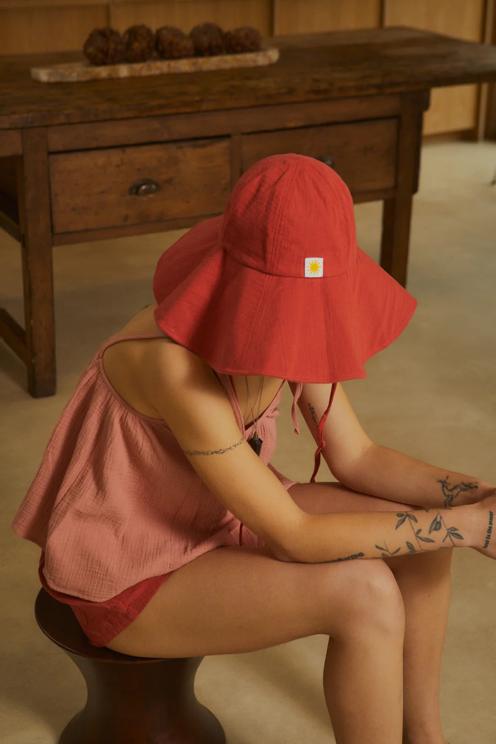 Arbor Sun Hat - Paprika