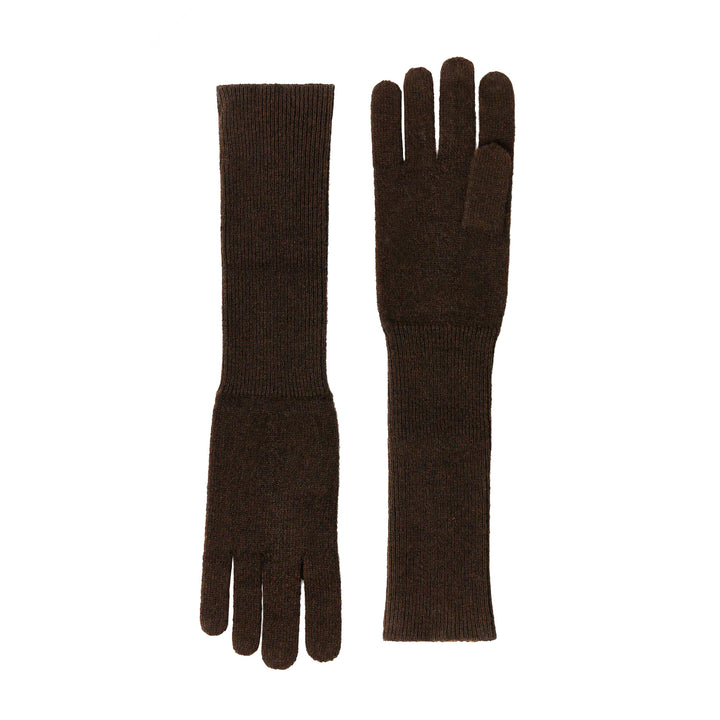 Ground Wool Gloves - Chocolate