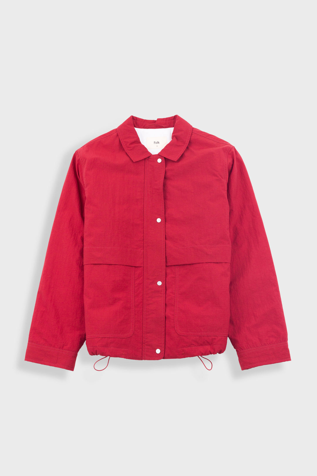 Blouson Jacket - Crimson Ripstop Nylon