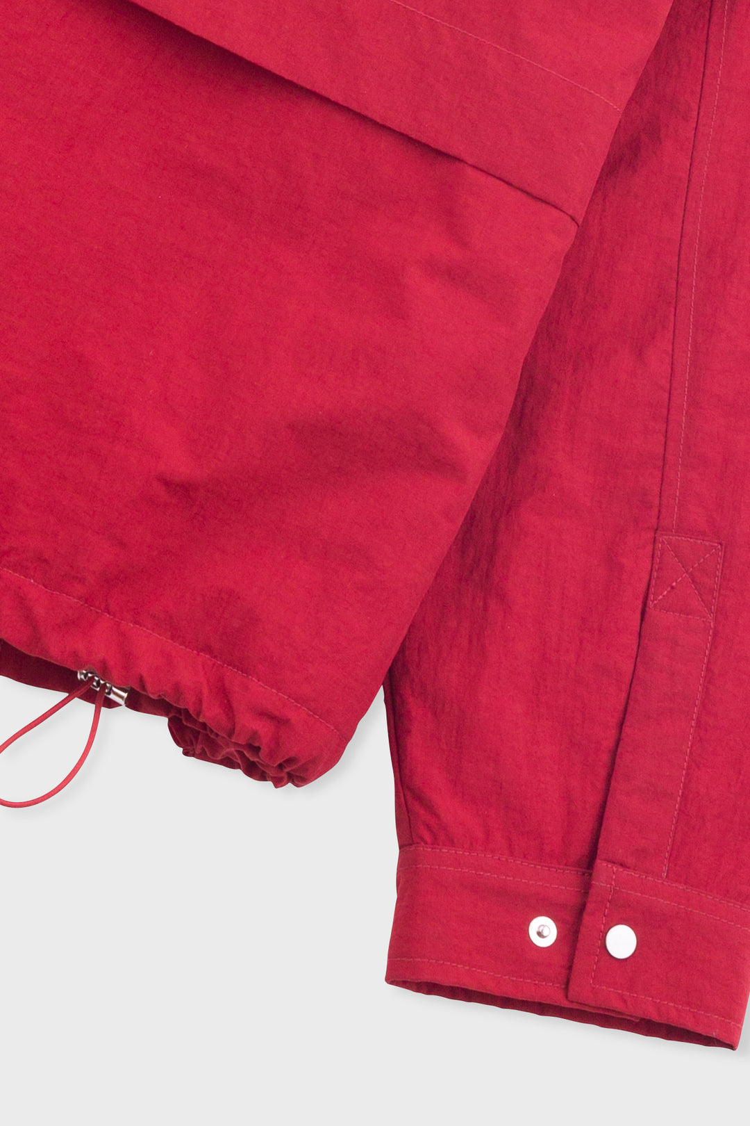 Blouson Jacket - Crimson Ripstop Nylon