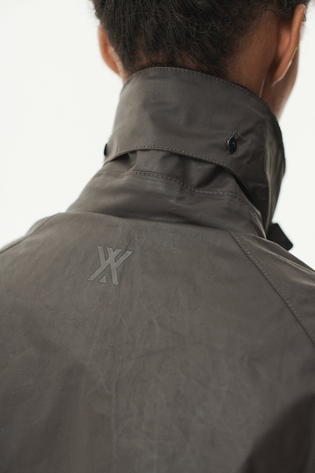 Long Waxed Coach Coat - Dark Brown