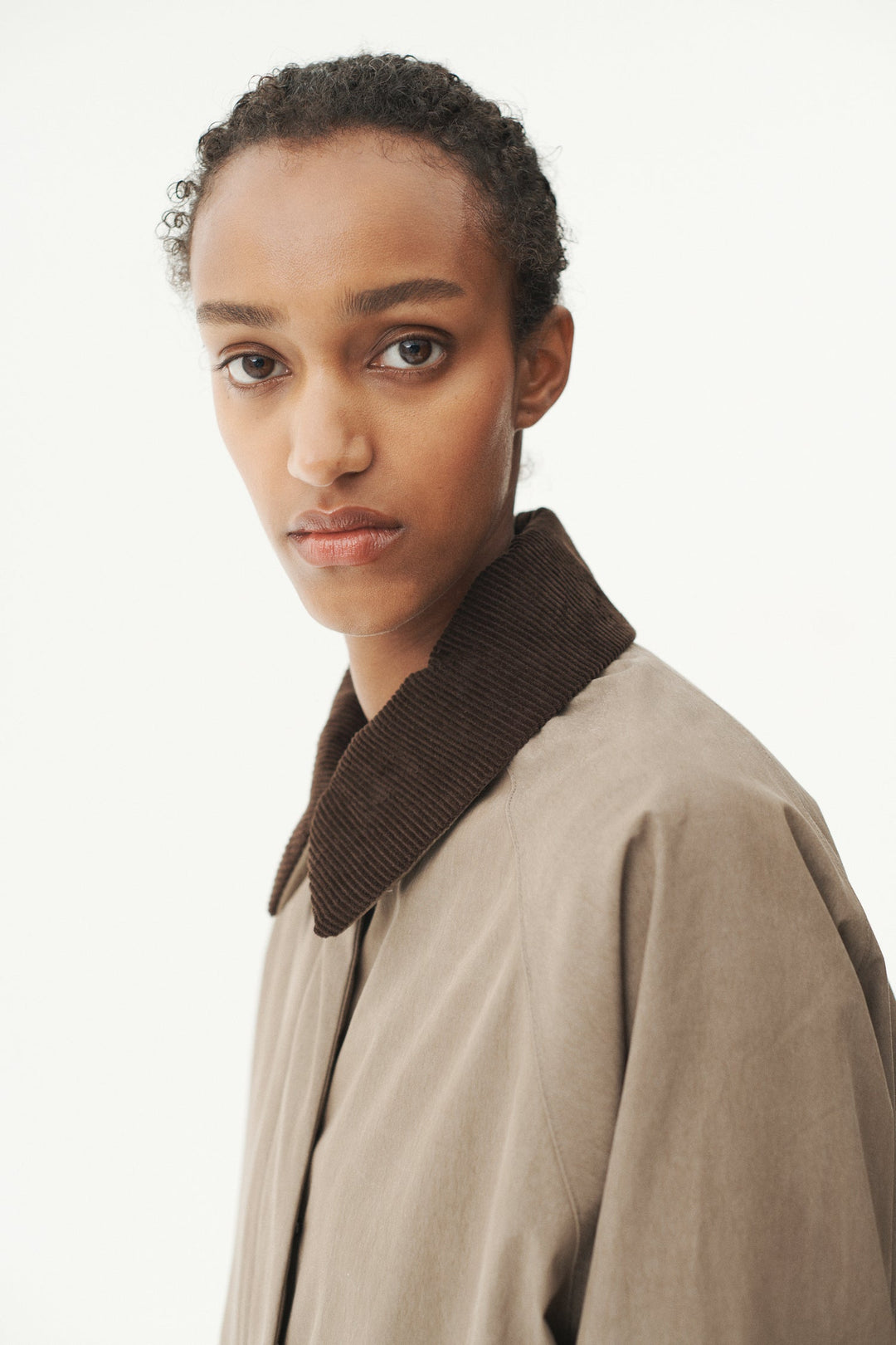Long Coach Coat - Faded Camel