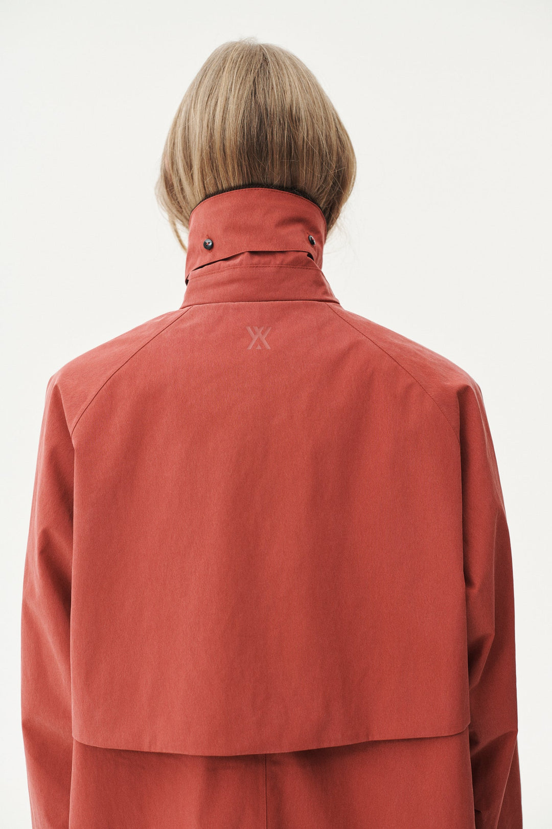 Long Coach Coat - Faded Cherry