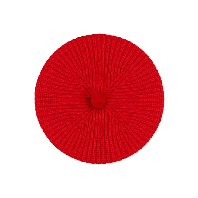 Stitch Beret - Red