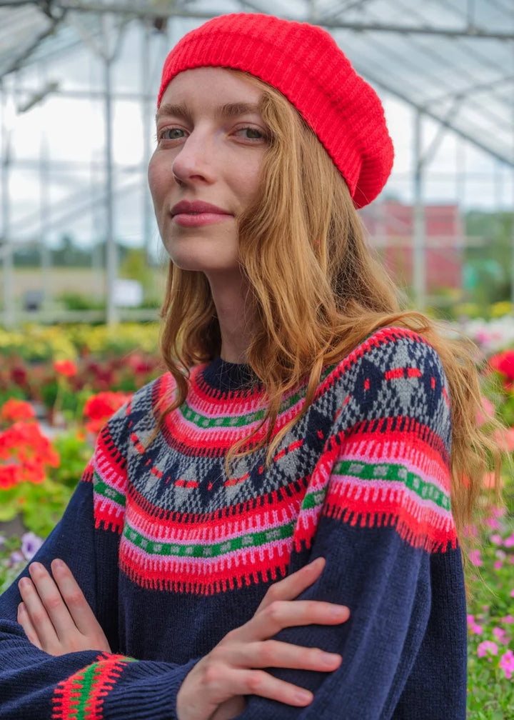 Stitch Beret - Red