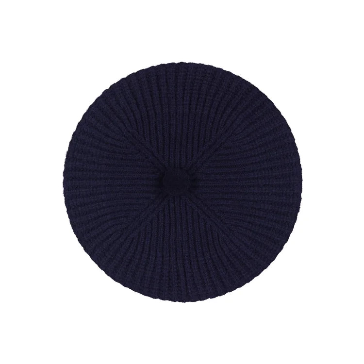 Stitch Beret - Navy