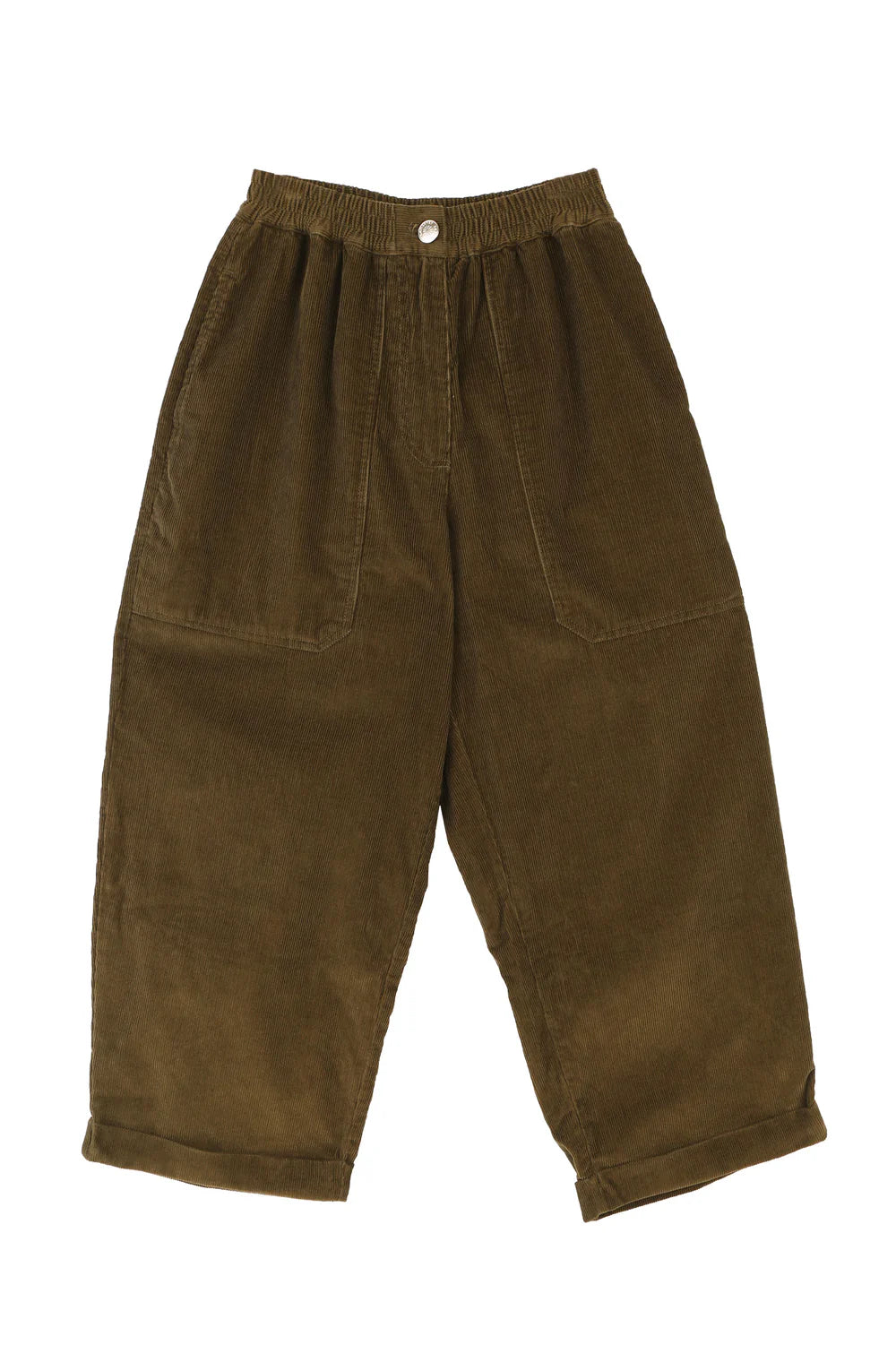 Beckett Crop Trousers - Dark Olive