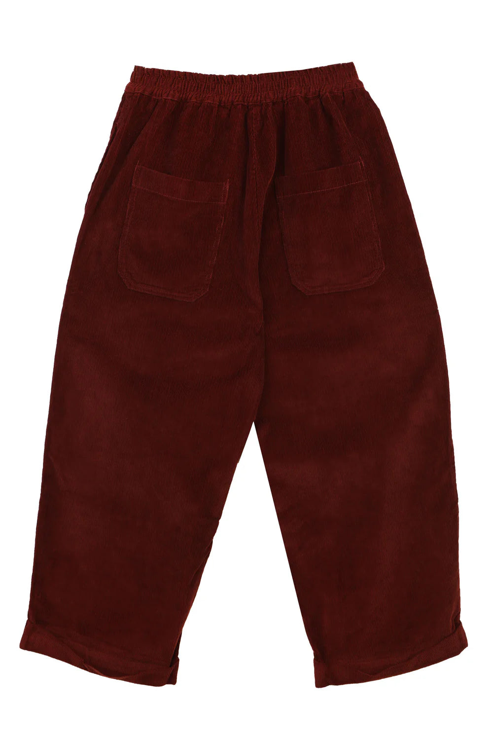 Beckett Crop Trousers - Oxblood