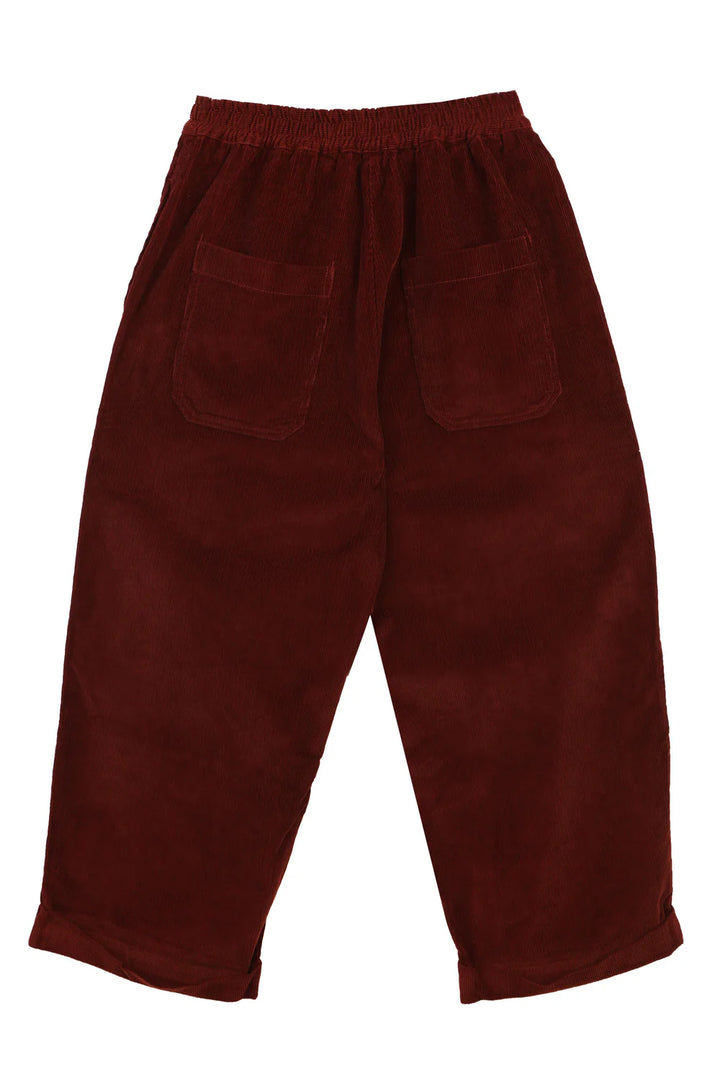 Beckett Crop Trousers - Oxblood