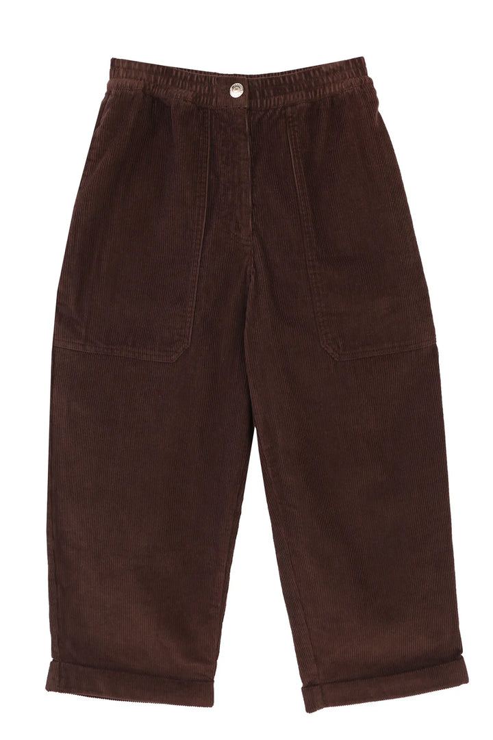 Beckett Crop Trousers - Umber