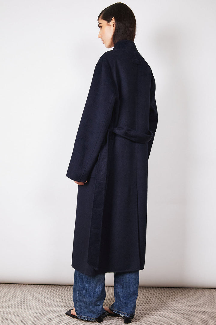 Bem Tie Waist Coat- Midnight Blue