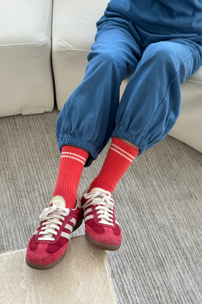 Boyfriend Socks - Coral