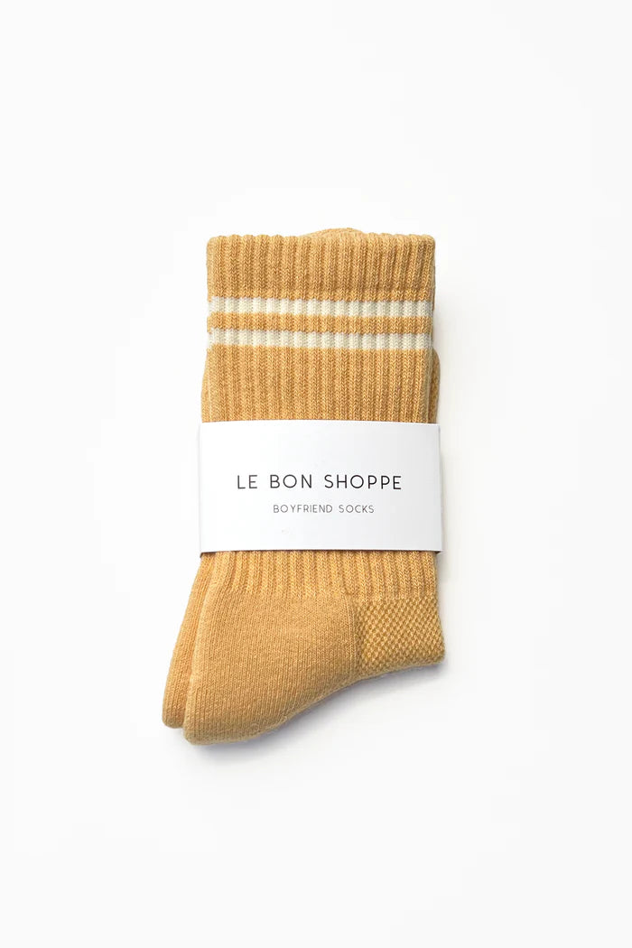 Boyfriend Socks - Butter
