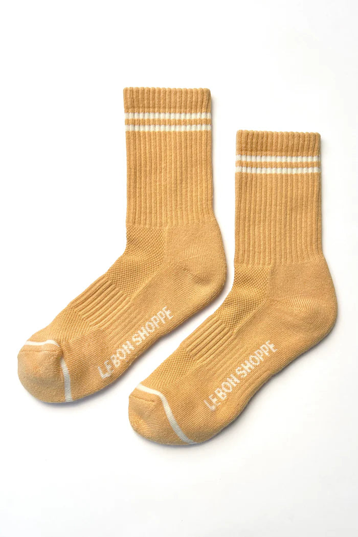 Boyfriend Socks - Butter