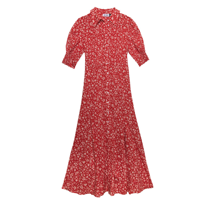 Bloom Shirtdress - Amelie Floral Red